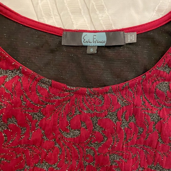 Eva Franco x Anthropologie Peplum Top - Picture 4 of 6